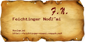 Feichtinger Noémi névjegykártya